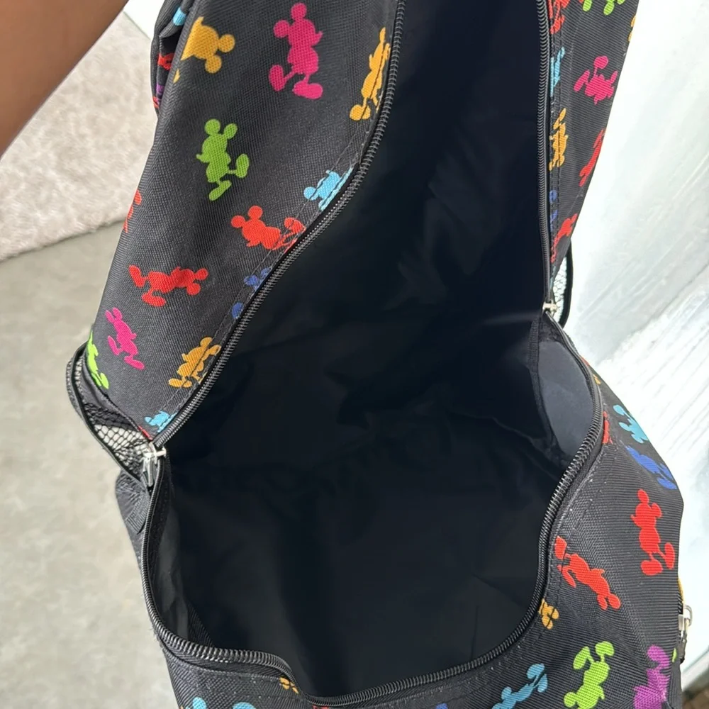 Walt Disney World Multi-Colored Mickey Mouse Silhouette Backpack